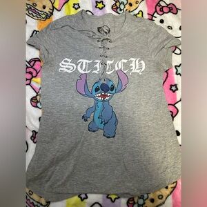 Disney Gray Stitch Kids Tee